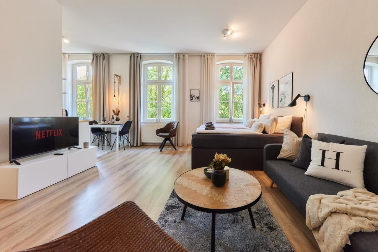 Studio3 Zentral Und Ruhig Mit Parkplatz, 5 Min Z Bali-T Und Gop, Boxspringbett Bad Oeynhausen Extérieur photo