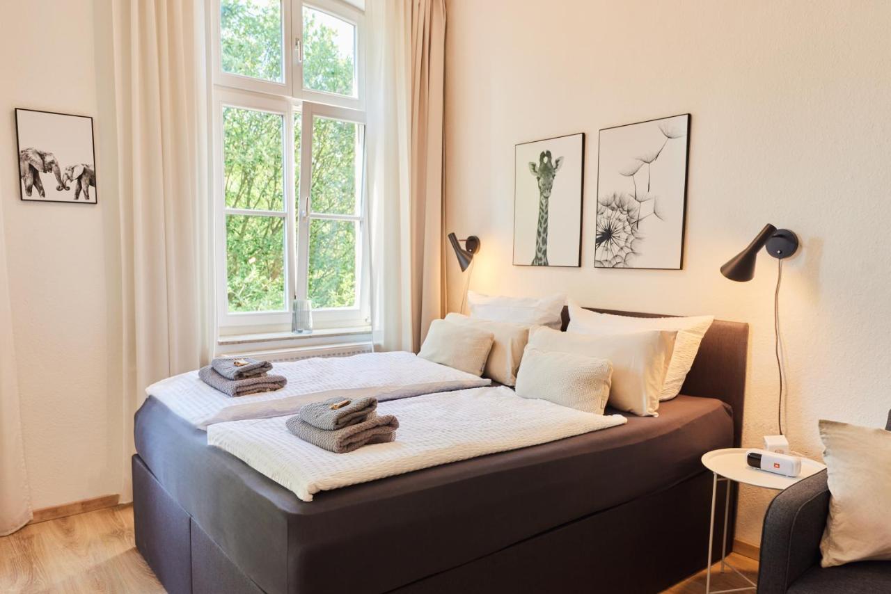 Studio3 Zentral Und Ruhig Mit Parkplatz, 5 Min Z Bali-T Und Gop, Boxspringbett Bad Oeynhausen Extérieur photo