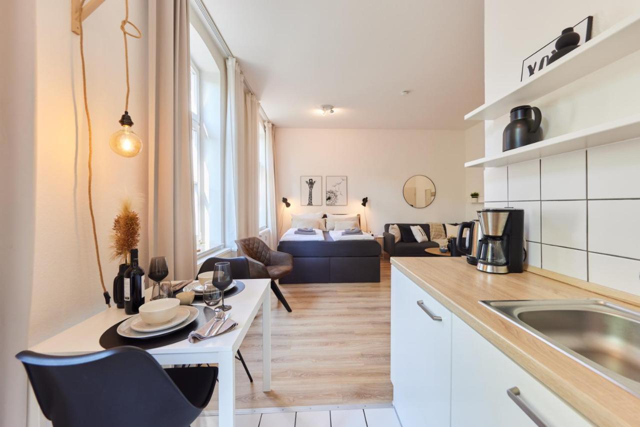 Studio3 Zentral Und Ruhig Mit Parkplatz, 5 Min Z Bali-T Und Gop, Boxspringbett Bad Oeynhausen Extérieur photo